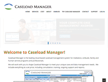 Tablet Screenshot of caseloadmanager.com